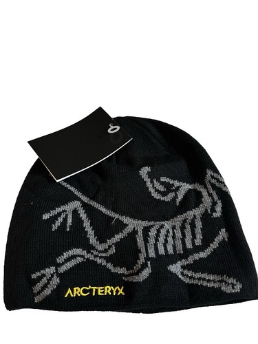 Arc'teryx Bird Word Toque Wool Beanie Black Void Winter Hat Unisex