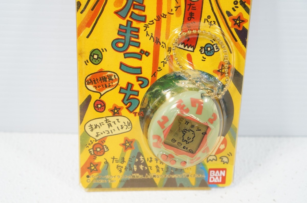 Original Bandai Tamagotchi Red Blue Numbers 1996 Japan for sale
