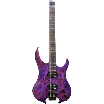 Legator G6SS Ghost 6 Super Shred Headless Guitar, Ebony, High