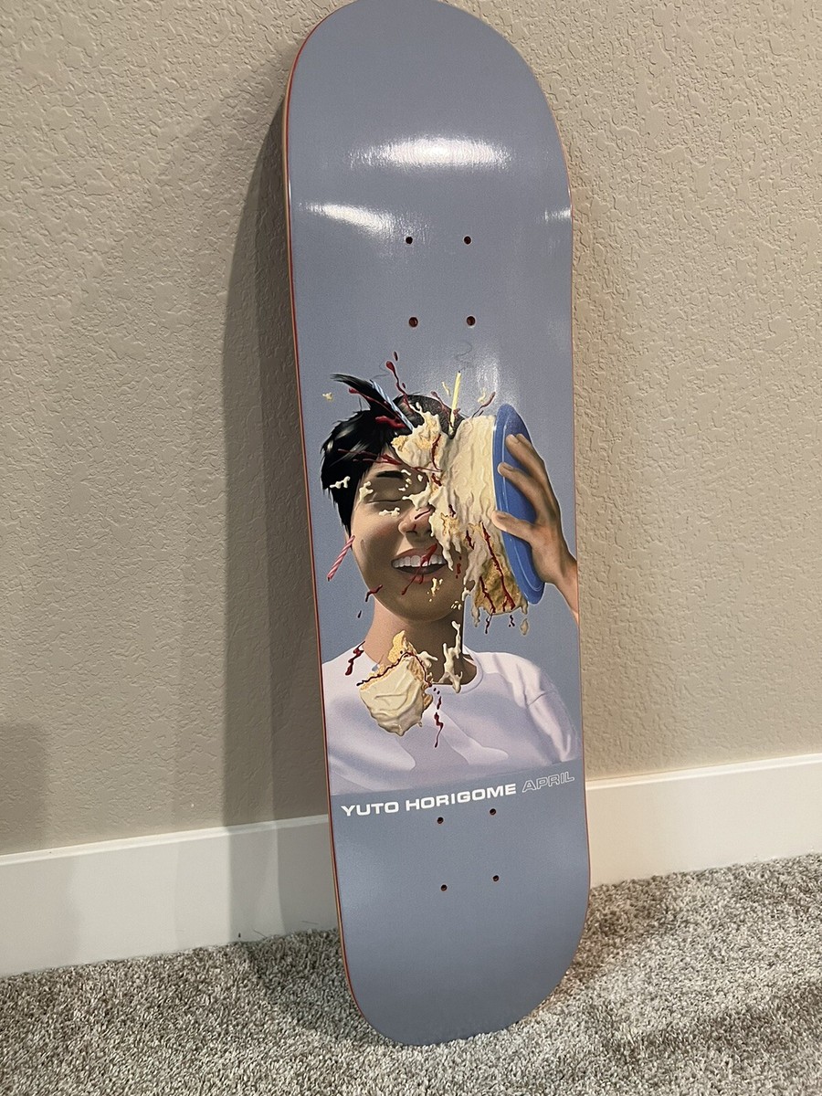 Yuto Horigome April Cake 8 Skateboard Deck - New - Olympic Gold