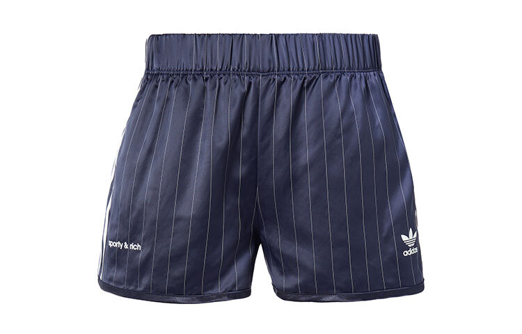 adidas Originals x Sporty Rich Track Short Navy/Cream - IN5253 | eBay