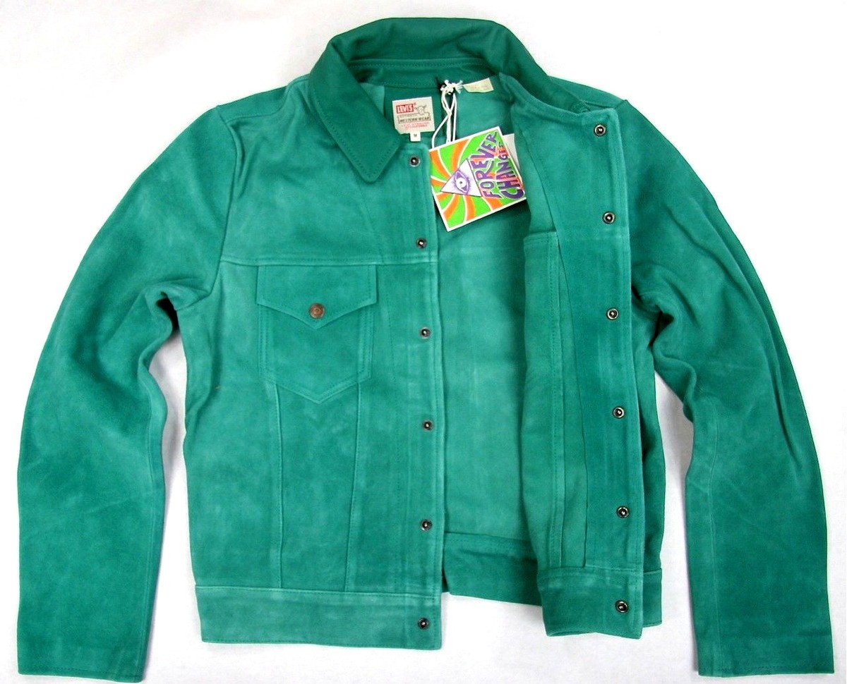 Levis Vintage Clothing LVC 1960's Suede Leather Trucker Jacket