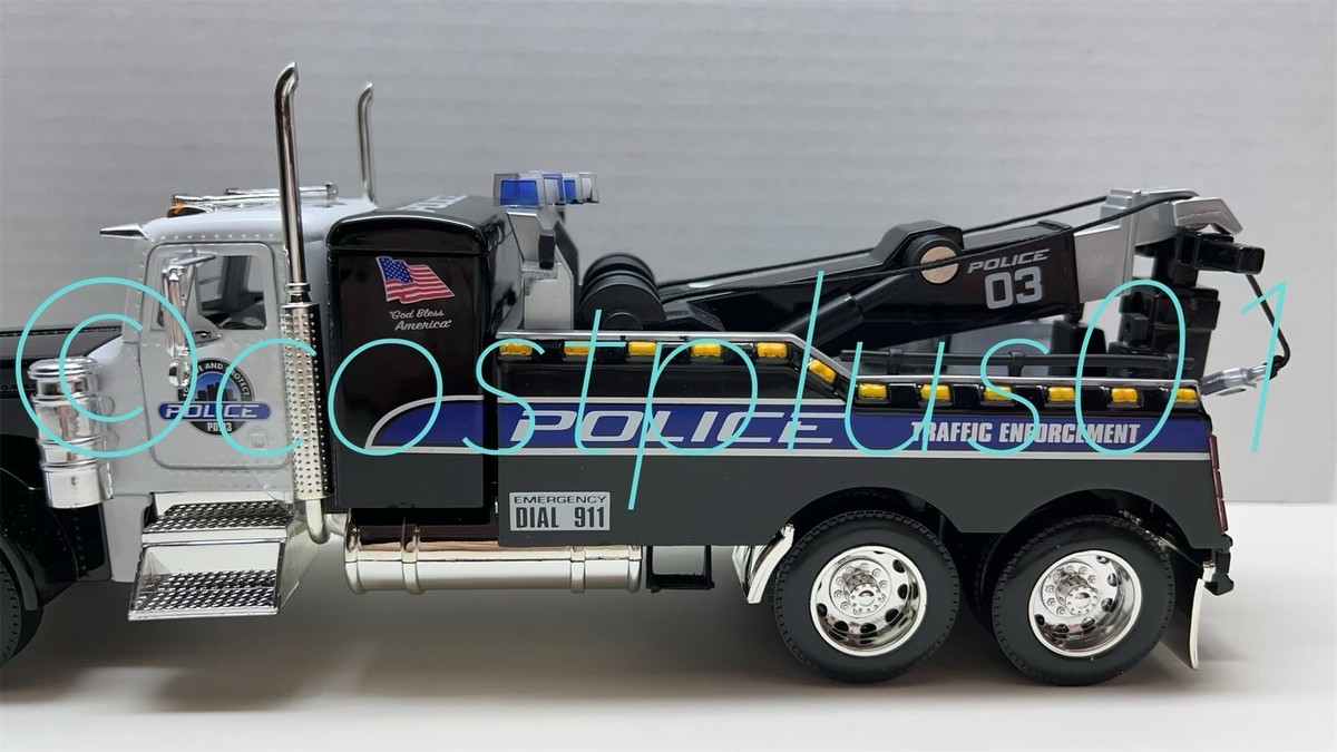 JADA ROADRIGZ PETERBILT MODEL 379 1:32 POLICE TRAILER TRUCK | eBay