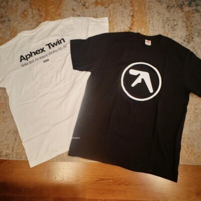 SUPREME SS25 APHEX TWIN AMBIENT WORKS TEE BLACK WHITE M-XL | eBay