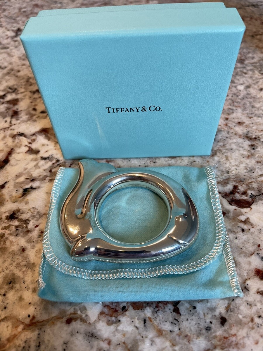 VINTAGE TIFFANY & CO. STERLING SILVER 925 BABY RATTLE - VERY RARE