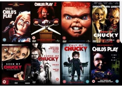 Child's Play Complete 2023 Collection 1-8 DVD 1 2 3 4 5 6 7 8 All