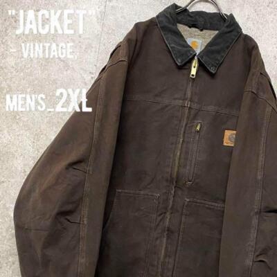 Mexican 90s Carhartt Duck Jacket, Brown, Men's, 2XL | eBay