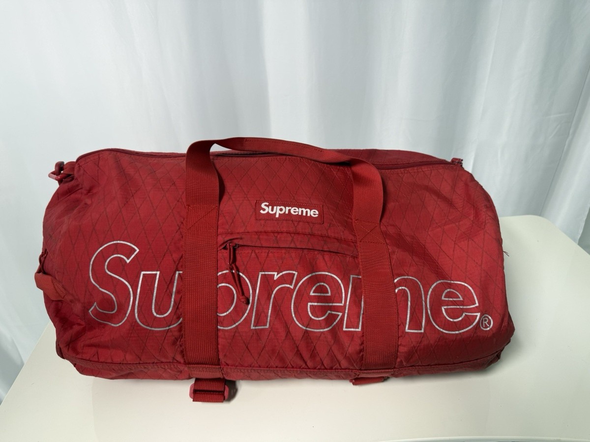 Supreme Duffle Bag (RED) FW18 | eBay