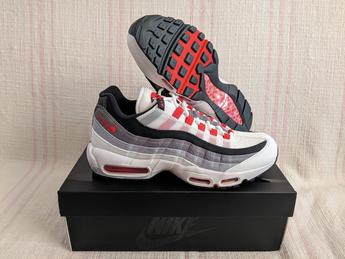 Nike Air Max 95 QS Comet Japan Smoke Grey White Red DH9792 100 Men