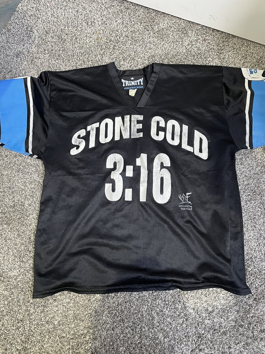 Vintage 90s WWF STONE COLD STEVE AUSTIN 3:16 Wrestling Jersey XL