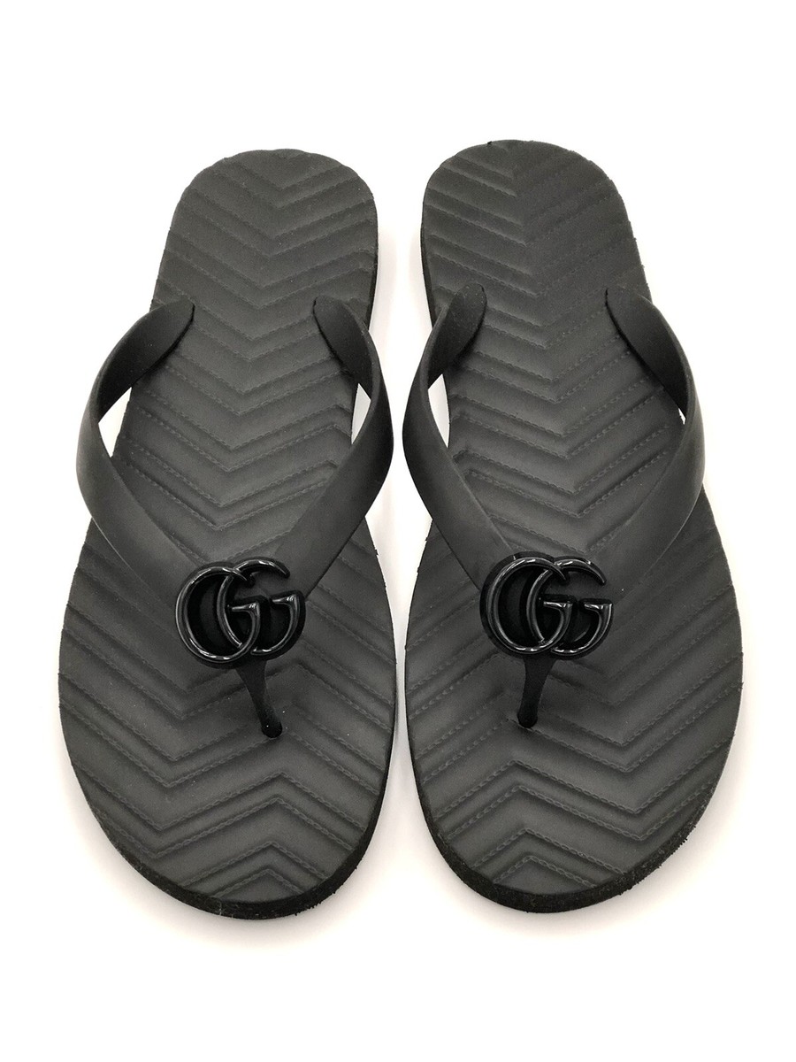 New Gucci GG Rubber Thong Sandal Sz 11UK/11.5US | eBay
