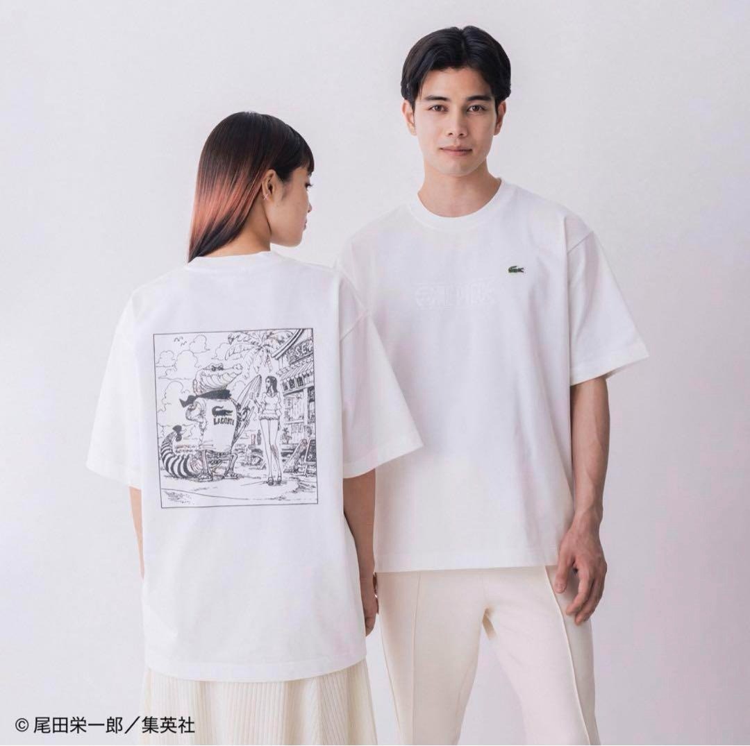 LACOSTE x ONE PIECE Collaboration T-shirt Men US Size S NEW
