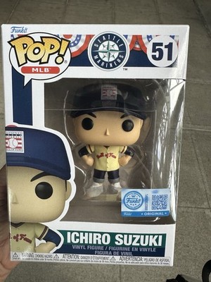 Ichiro Suzuki Seattle Mariners Hall of Fame Funko Pop HOF SGA 8/5