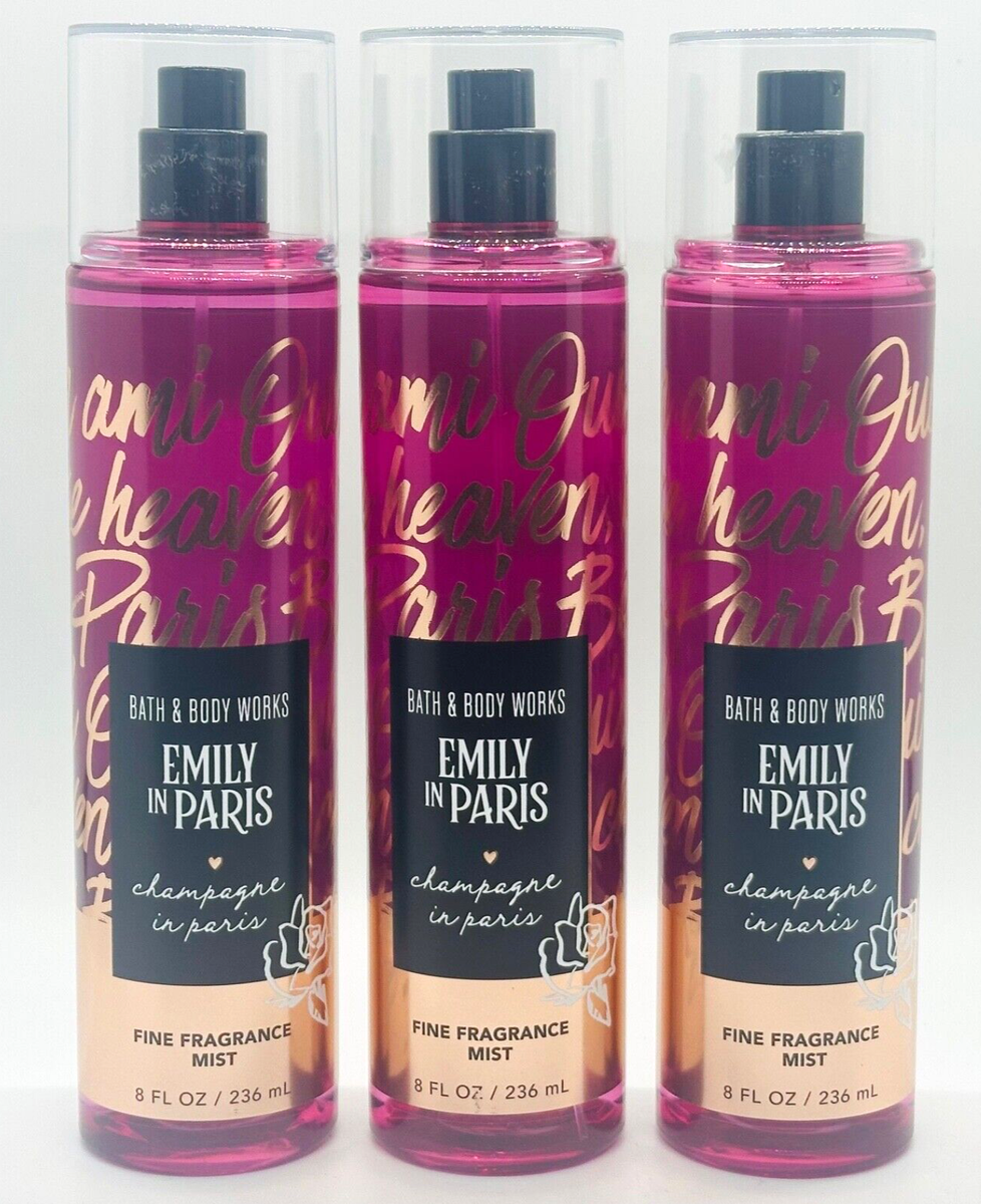 3 Bath & Body Works Emily In Paris Champagne In Paris Fine