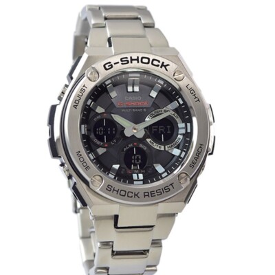 CASIO G-Shock GST-W110D-1AJF G-Steel Solar Atomic Radio Stainless