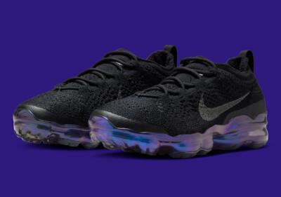 Women's Nike Vapormax 2023 FK Flyknit Black Multicolor Iridescent