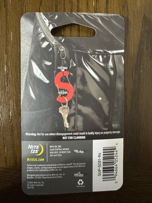 Supreme Nite Ize S Logo Keychain Carabiner Red FW21 (2021) | eBay