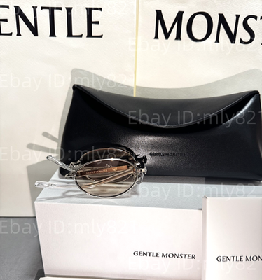 GentleMonster Sunglasses Pocket - Pico 02(BR) Silver Frame orange