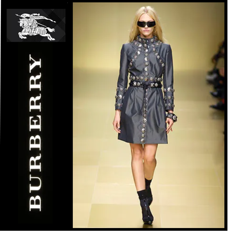 Burberry Prorsum S/S 2008 Iconic Runway 'Warrior' Trench Coat, US2