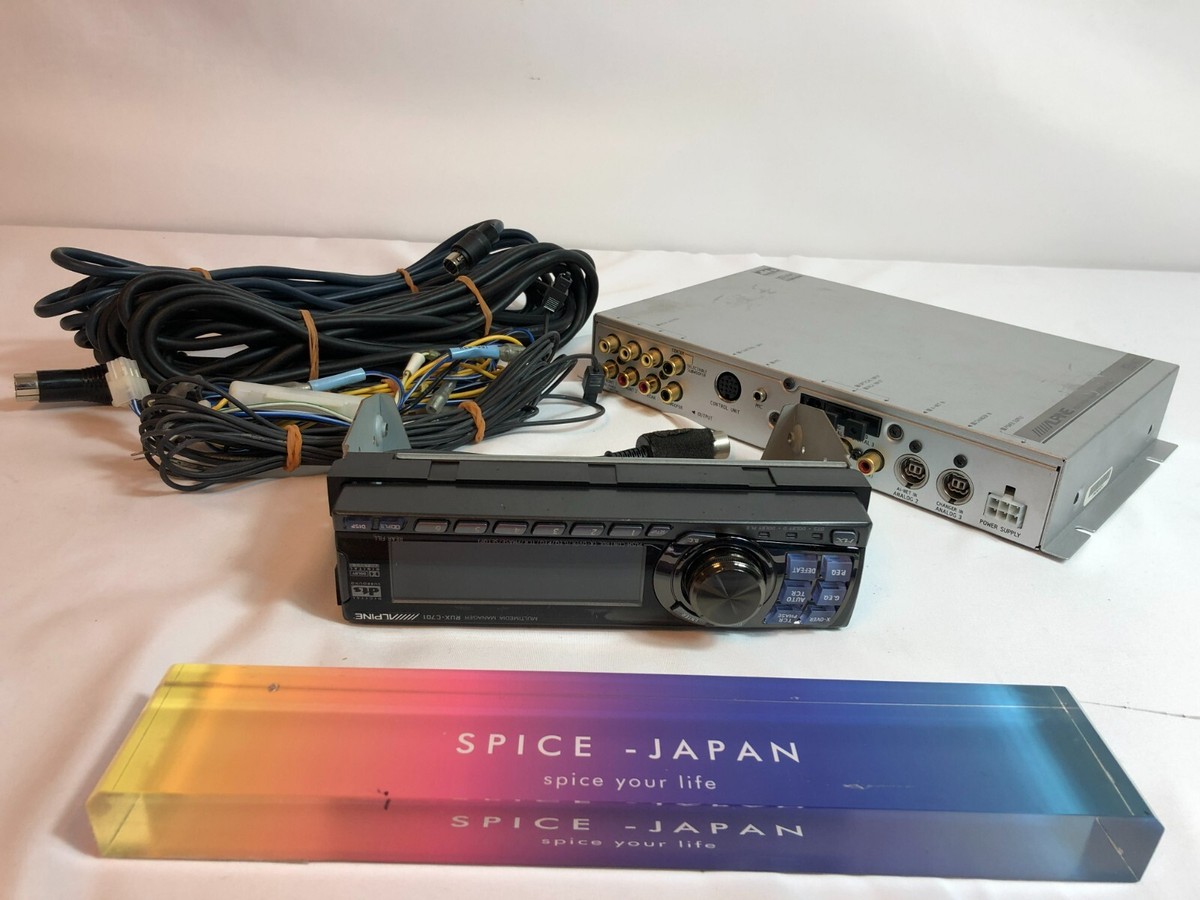 Alpine RUX-C701 PXA-H701 Set Multimedia Manager Good Condition