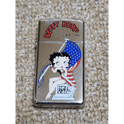Betty Boop USA Zippo Oil Lighter 1997 MIB Rare from Japan free