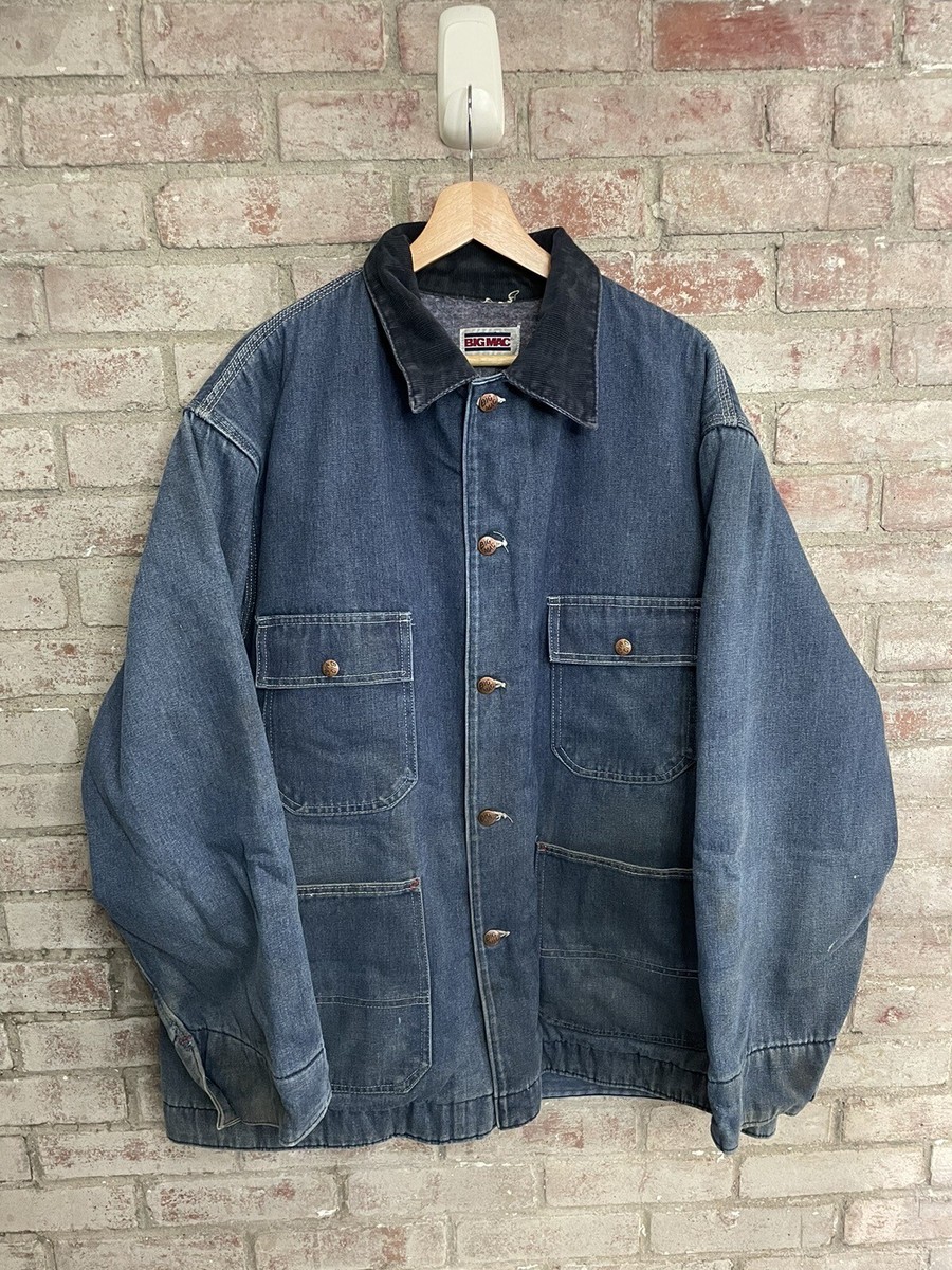 Vintage 70s JC Penney Big Mac Workwear USA Denim Blanket Chore