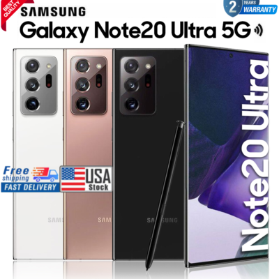 NEW SAMSUNG GALAXY NOTE 20 ULTRA 5G 6.9“ FACTORY UNLOCKED SM