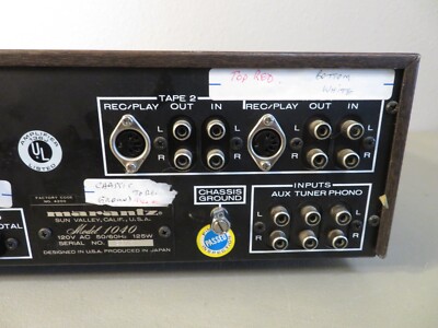 Vintage Marantz 1040 Console Stereo Power Amplifier Made in Japan