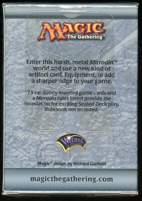 2003 MTG Magic the Gathering Mirrodin Tournament Pack Deck Factor