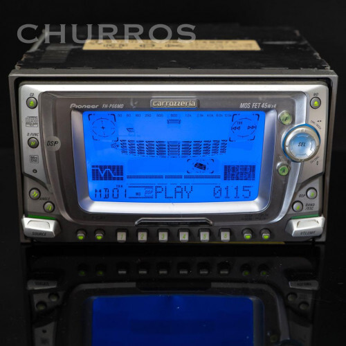Pioneer Carrozzeria FH-P66MD CD MD 2DIN Radio Deck Car Audio