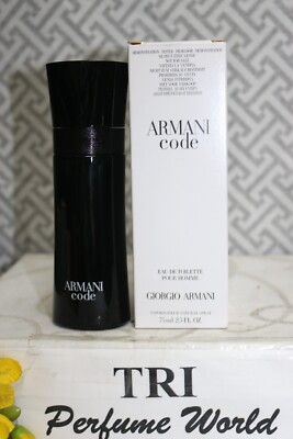 ARMANI CODE Giorgio Armani Eau de Toilette Pour Homme Spray 2.5 fl