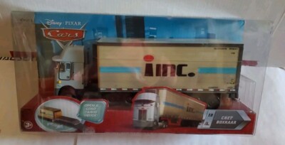 Disney Pixar Cars CHET BOXKAAR Hauler Skyline Edition READ! | eBay
