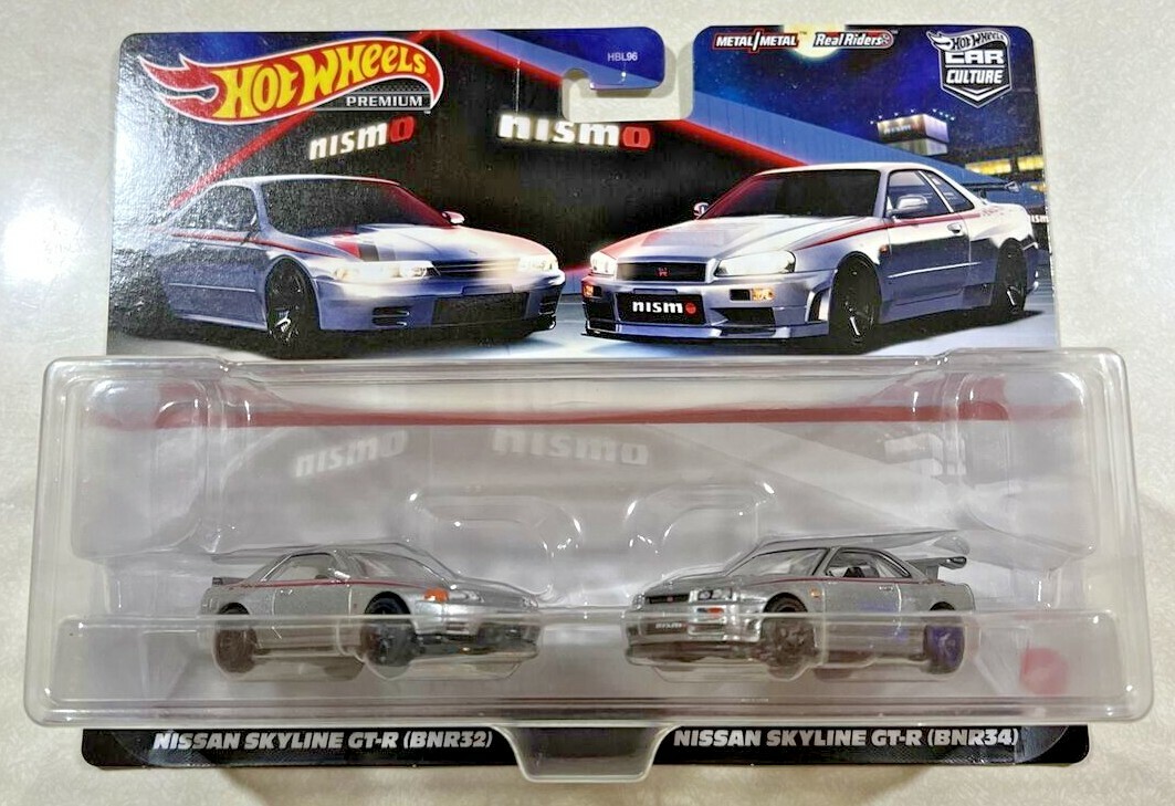 NEW 2022 Hot Wheels PREMIUM 2 PACK NISSAN SKYLINE GT-R NISMO VHTF