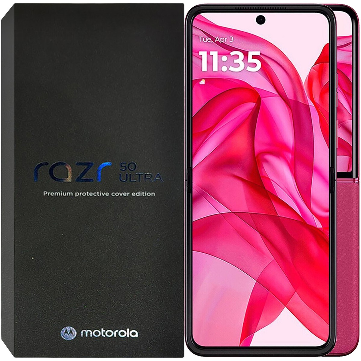 Motorola Razr 50 Ultra 5G Hot Pink 512GB + 12GB Dual-SIM Unlocked