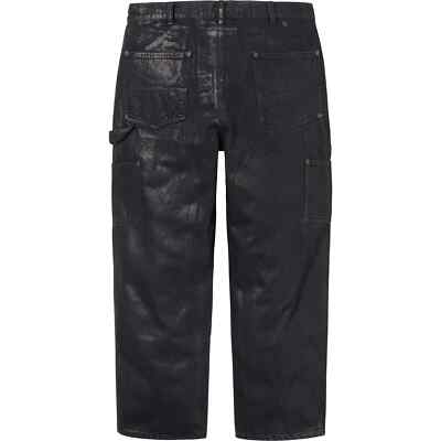 Supreme MM6 Maison Margiela Foil Double Knee Painter Pant Black