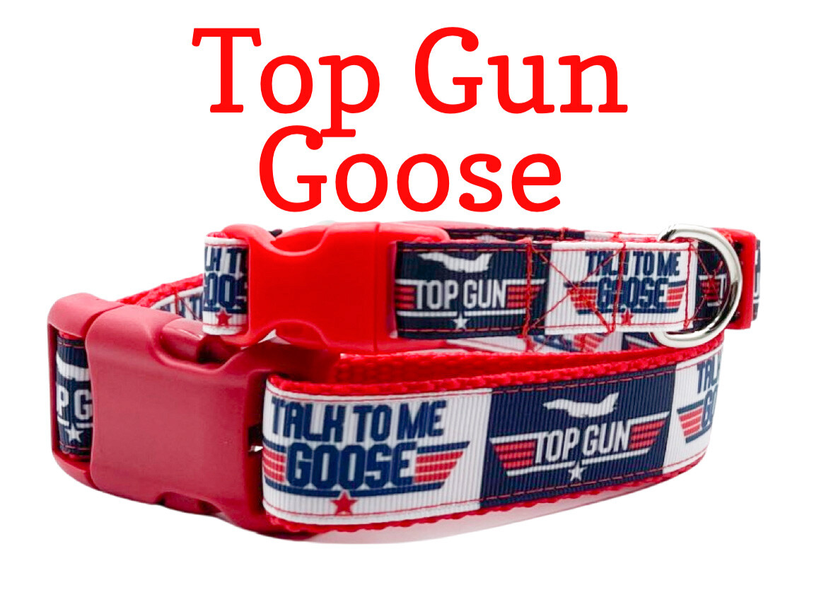 Top Gun GOOSE dog collar adjustable buckle 1