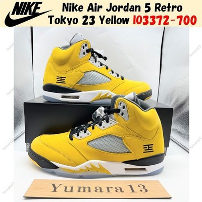 Nike Air Jordan 5 Retro Tokyo 23 Yellow IO3372-700 Men's Size | eBay