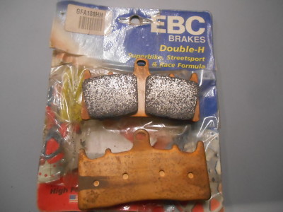 NOS EBC DoubleH Sintered Metal Brake Pads ZR1200 ZX600 GSX1300 GSX