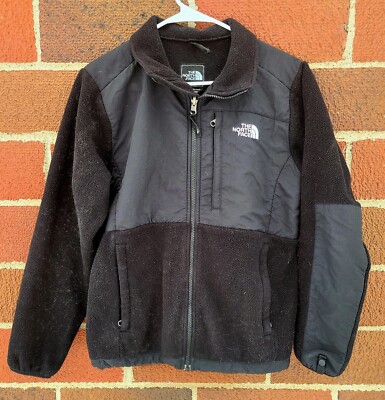 The North Face Denali black fleece jacket women M Medium Polartec