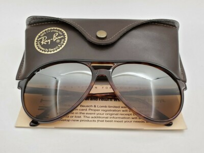 Vintage B&L Ray Ban Bausch & Lomb B15 Brown Traditionals Style A