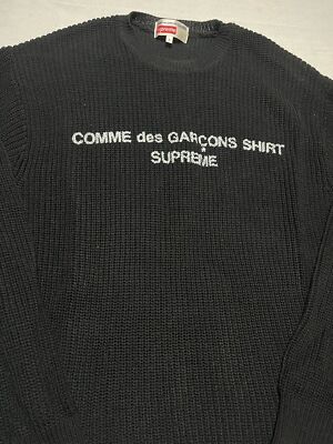 Supreme COMME des GARCONS SHIRT Sweater XL NWOT GM5 | eBay