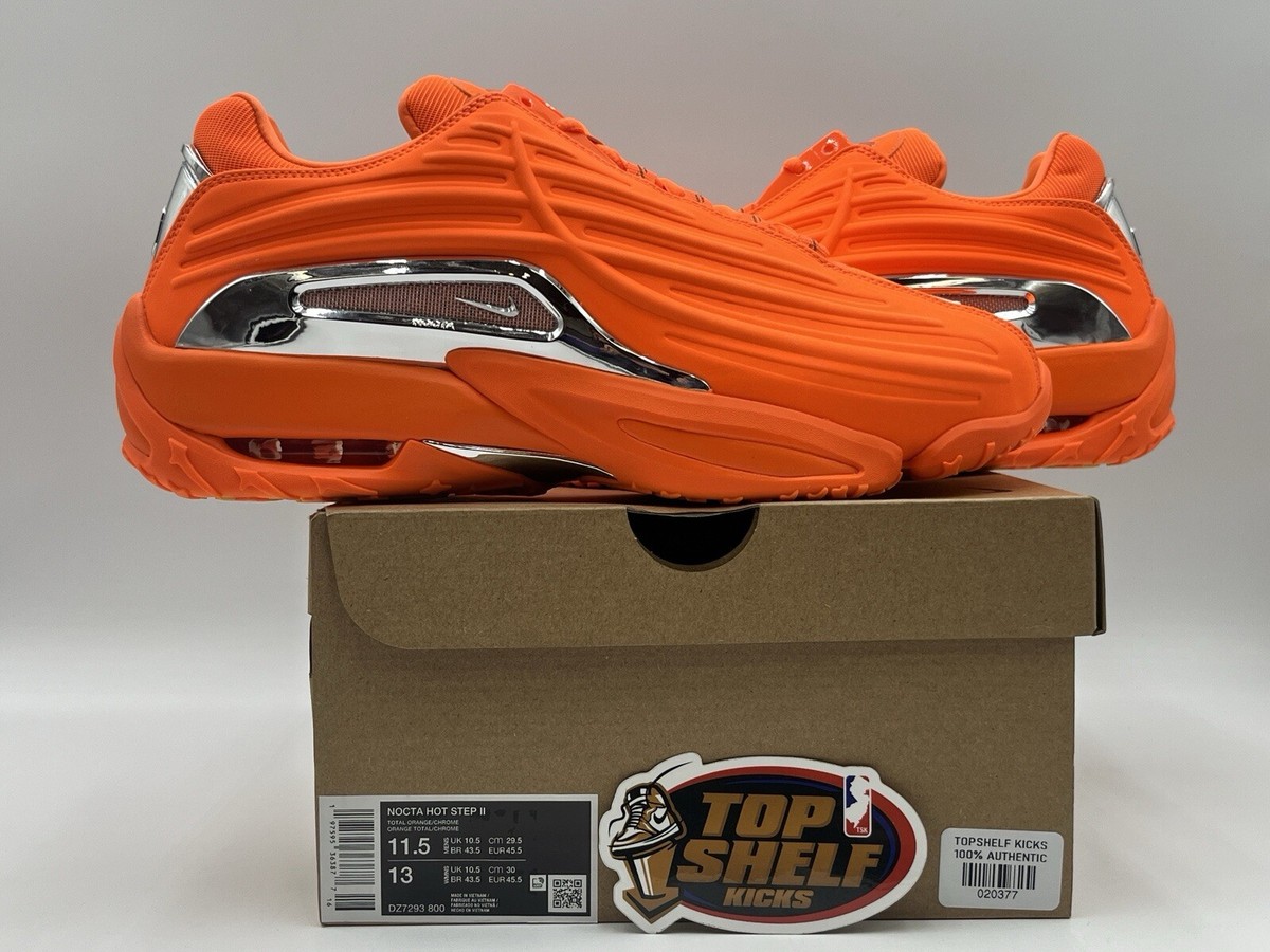 New Nike NOCTA Hot Step 2 Total Orange 2024 Size 11.5 DRAKE