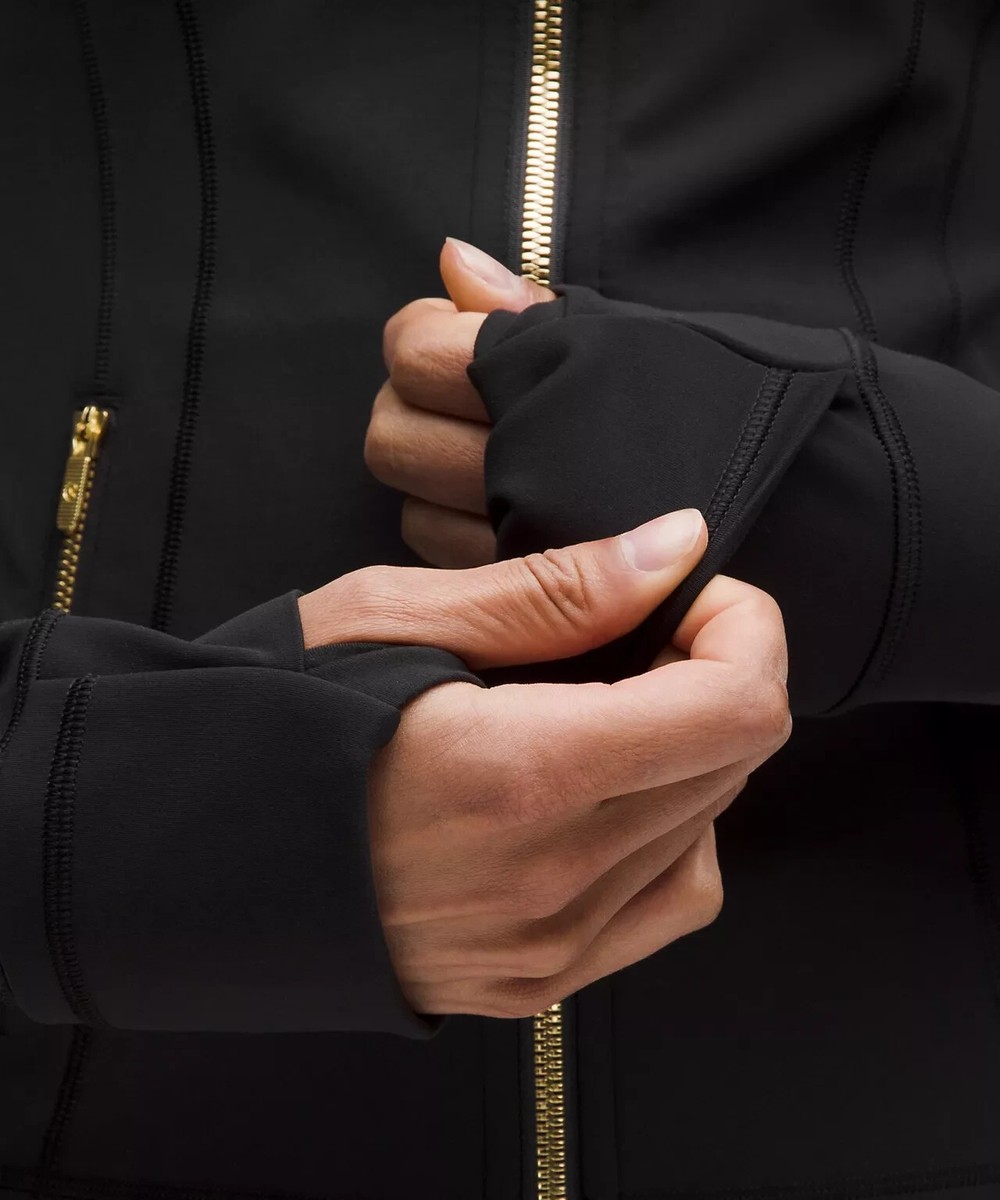 LULULEMON DEFINE JACKET NULU~BLACK~GOLD/GOLD~0-2 4 6 8~10-12~14