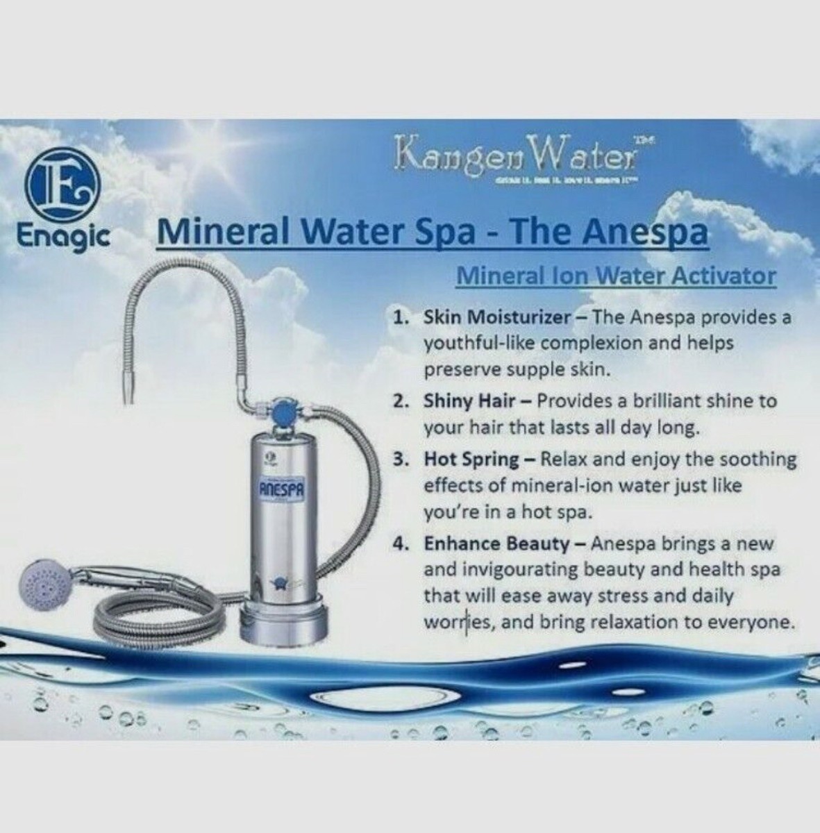 Enagic ANESPA DX ANSP-02 ミネラルイオン水