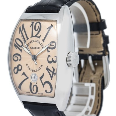 Franck Muller Casablanca 8880 C DT Stainless Salmon Pink Dial Auto