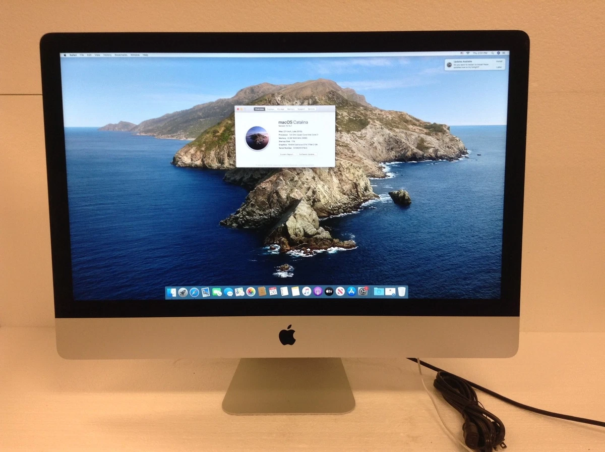 Apple iMac 2013 Release Year Apple Desktops & All-In-One Computers