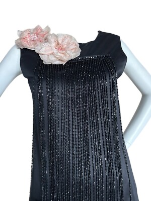 BLUMARINE by ANNA MOLINARI 90's Vintage Beaded Shift Dress | eBay