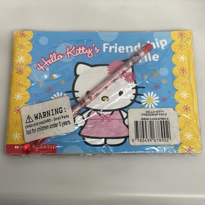 Hello Kitty's Friendship File Books & Pencil Scholastic 2002