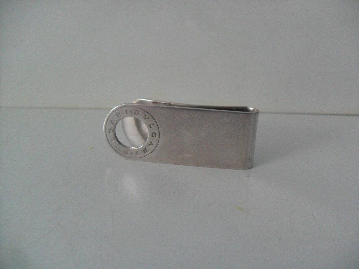 BVLGARI Money Clip - 925 Sterling Silver - Authentic BVLGARI Made