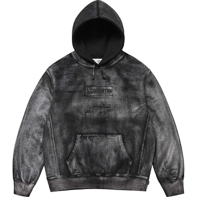 Supreme x MM6 Maison Margiela Foil Box Logo Hoodie (SS24SW33